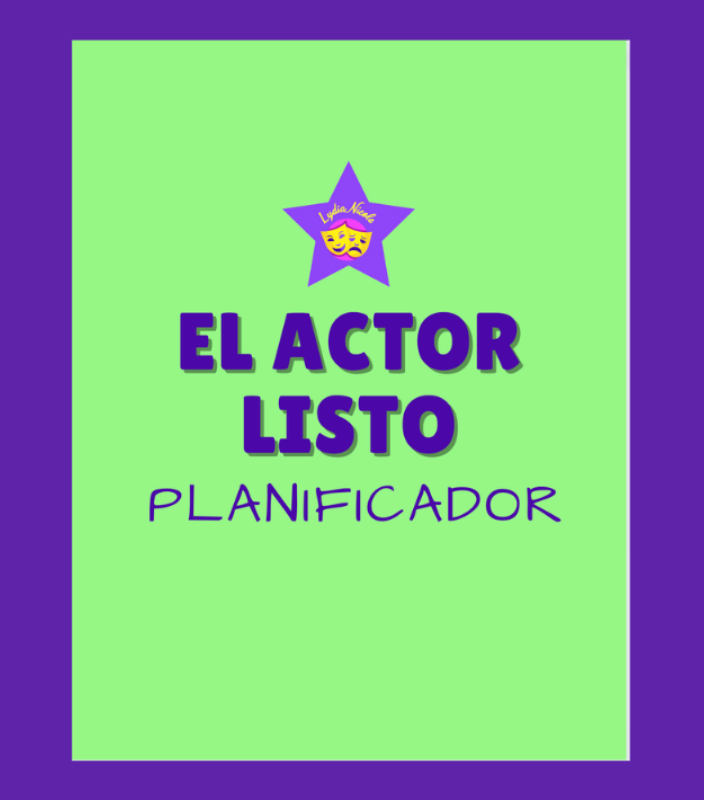 El Actor Listo Planificador Libro de Bolsillo