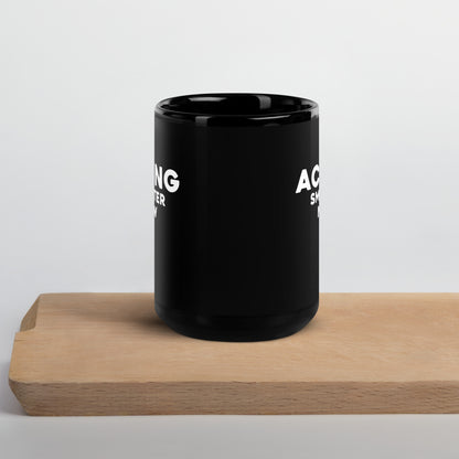 Black Glossy Mug